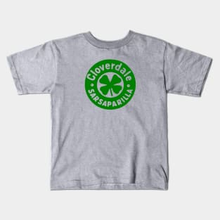 Cloverdale Sarsaparilla Vintage Bottle Cap Kids T-Shirt